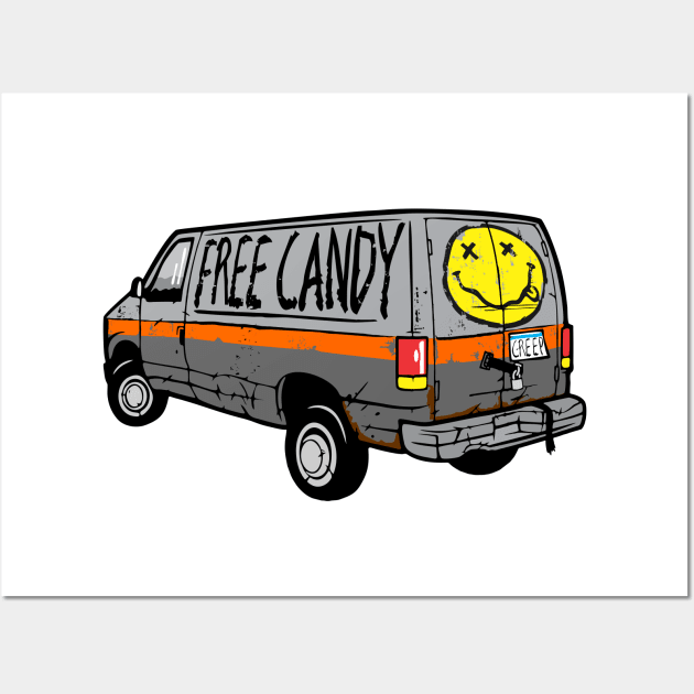 Free Candy Van Wall Art by stuff101